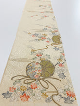 画像をギャラリービューアに読み込む, 鼓に菊・楓模様総地紋【シュッケニ】