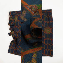 画像をギャラリービューアに読み込む, 亀甲に華紋織り出し十日町紬