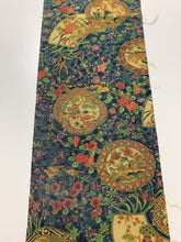 画像をギャラリービューアに読み込む, 草木染絵皿に草花・時代人物模様(証紙あり)【シュッケニ】※丈76㎝