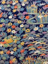 画像をギャラリービューアに読み込む, 流水に梅笹菊荻模様【M】