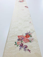 画像をギャラリービューアに読み込む, 金通しに扇に牡丹模様総扇地紋【タックタイプ】