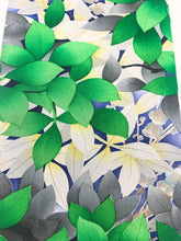 画像をギャラリービューアに読み込む, 枝梅に葉模様【シュッケニ】