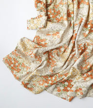 画像をギャラリービューアに読み込む, 芝地紋に牡丹模様【タックタイプ】