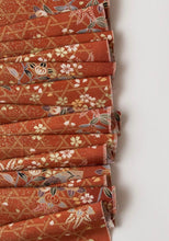 画像をギャラリービューアに読み込む, 地紙に橘模様籠目地【タックタイプ】