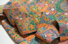 画像をギャラリービューアに読み込む, 絵皿に家屋・花鳥模様