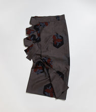 画像をギャラリービューアに読み込む, 亀甲に草葉模様織り出し本場泥大島紬(7マルキ)