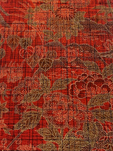 画像をギャラリービューアに読み込む, 牡丹に菊・梅模様本場大島紬着物(染)【L】