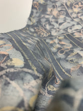 画像をギャラリービューアに読み込む, 切りばめ風花模様手織り節紬【M】