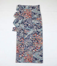 画像をギャラリービューアに読み込む, 流水に家屋・草花模様