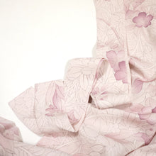 画像をギャラリービューアに読み込む, 総草花線描き模様総地紋【ギャザータイプ】