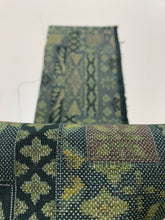 画像をギャラリービューアに読み込む, 短冊に花更紗織り出し本場泥大島紬5マルキ【L】