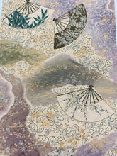 画像をギャラリービューアに読み込む, 扇地紋に波古典柄模様【シュッケニ】