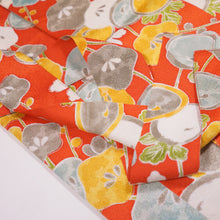 画像をギャラリービューアに読み込む, 梅に万寿草模様【シュッケニ】