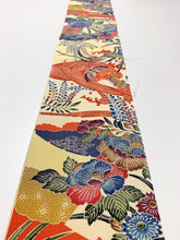 画像をギャラリービューアに読み込む, 地紙に花車蝶模様【シュッケニ】