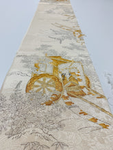 画像をギャラリービューアに読み込む, 御所車に総地紋模様【シュッケニ】