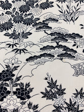 画像をギャラリービューアに読み込む, 屋敷に御所車・草花模様(付け下げ)総地紋【L】