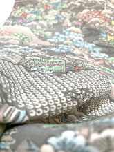 画像をギャラリービューアに読み込む, 茶屋辻模様手織り紬着物【L】