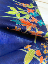 画像をギャラリービューアに読み込む, 草花総斜め線地紋模様【タックタイプ】【化繊】