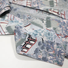 画像をギャラリービューアに読み込む, 屋敷に松竹梅模様【シュッケニ】【化繊】