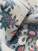 画像をギャラリービューアに読み込む, 家屋に草花橋模様【L】