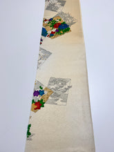画像をギャラリービューアに読み込む, 破れ色紙に草花模様総霧地紋【ギャザータイプ】