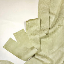 画像をギャラリービューアに読み込む, 波模様織り出し三つ紋色無地紋付き【ギャザータイプ】