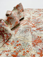 画像をギャラリービューアに読み込む, 屏風に花鳥模様総葉地紋