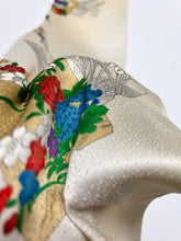 画像をギャラリービューアに読み込む, 破れ色紙に草花模様総霧地紋【ギャザータイプ】