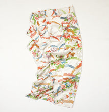 画像をギャラリービューアに読み込む, 雪芝に牡丹梅菊模様総地紋(付け下げ)【シュッケニ】