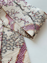 画像をギャラリービューアに読み込む, 枝梅模様総流水地紋【短】