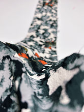 画像をギャラリービューアに読み込む, 抽象枝墨模様金彩あり【ギャザータイプ】