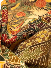 画像をギャラリービューアに読み込む, 屋敷に花鳥模様【化繊】【L】