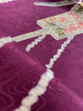 画像をギャラリービューアに読み込む, 扇に草花模様総流水地紋【シュッケニ】