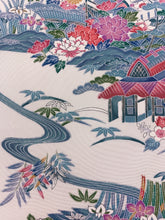 画像をギャラリービューアに読み込む, 家屋に草花模様【シュッケニ】