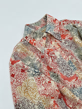 画像をギャラリービューアに読み込む, 暈し四季草花型染模様
