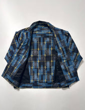 画像をギャラリービューアに読み込む, 絣暈し孔子に華模様紬【ケニジャン】
