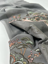 画像をギャラリービューアに読み込む, 【予約品】スワトウ刺繍日本刺繍雪輪模様松絵
