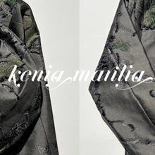 画像をギャラリービューアに読み込む, 葉絵模様紬【ケニジャン】
