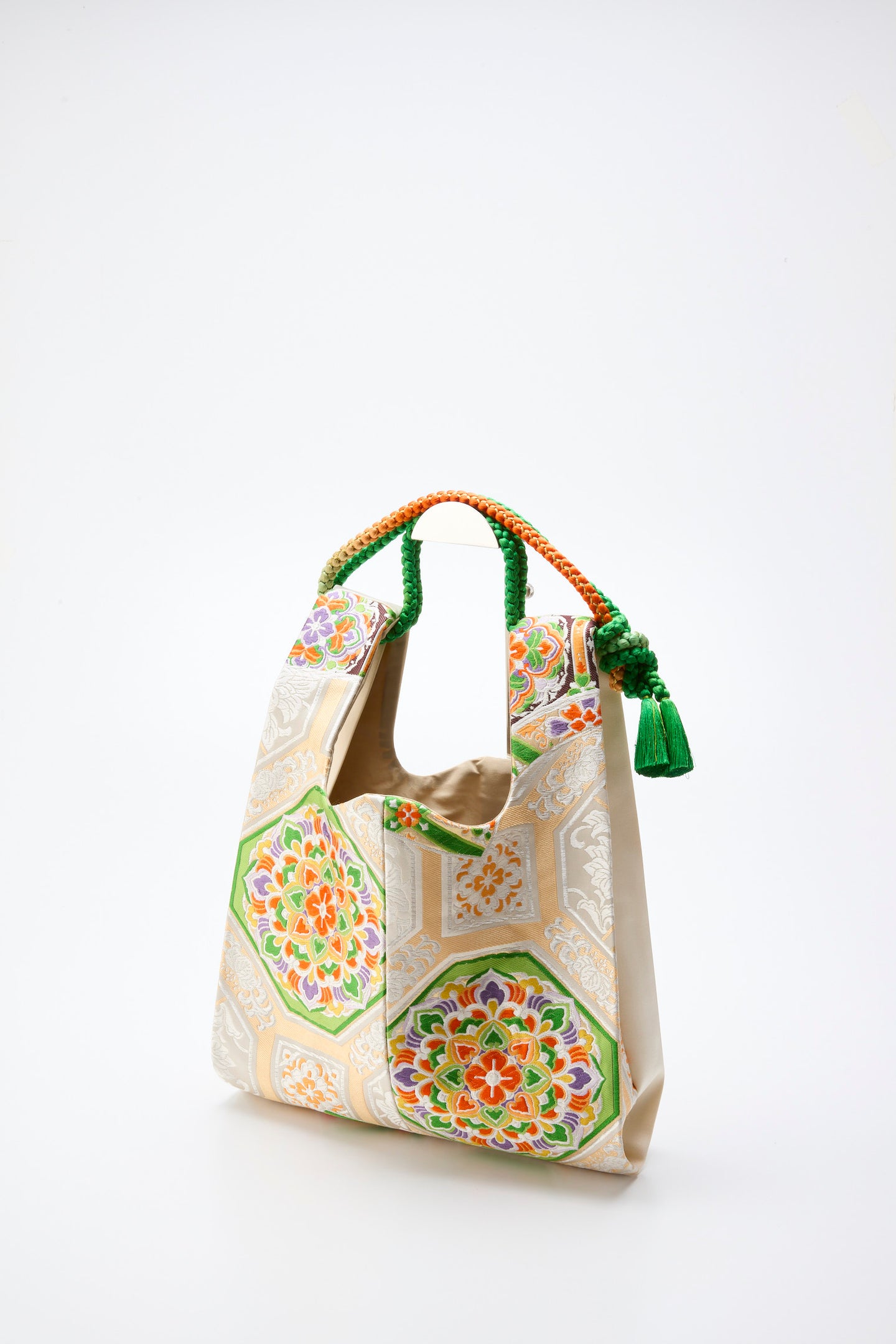 唐織・地紙絵に天上井模様織【ケニショ・小】