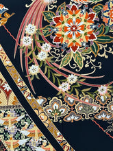 画像をギャラリービューアに読み込む, 正倉院更紗模様金彩縁【フォーマルシュッケニ】
