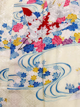 画像をギャラリービューアに読み込む, 【予約品】古典地紋に鶴花尽くし模様（ビンテージ
