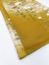 画像をギャラリービューアに読み込む, 流水扇面鴛鴦花模様・暈し染め【フォーマルシュッケニ】
