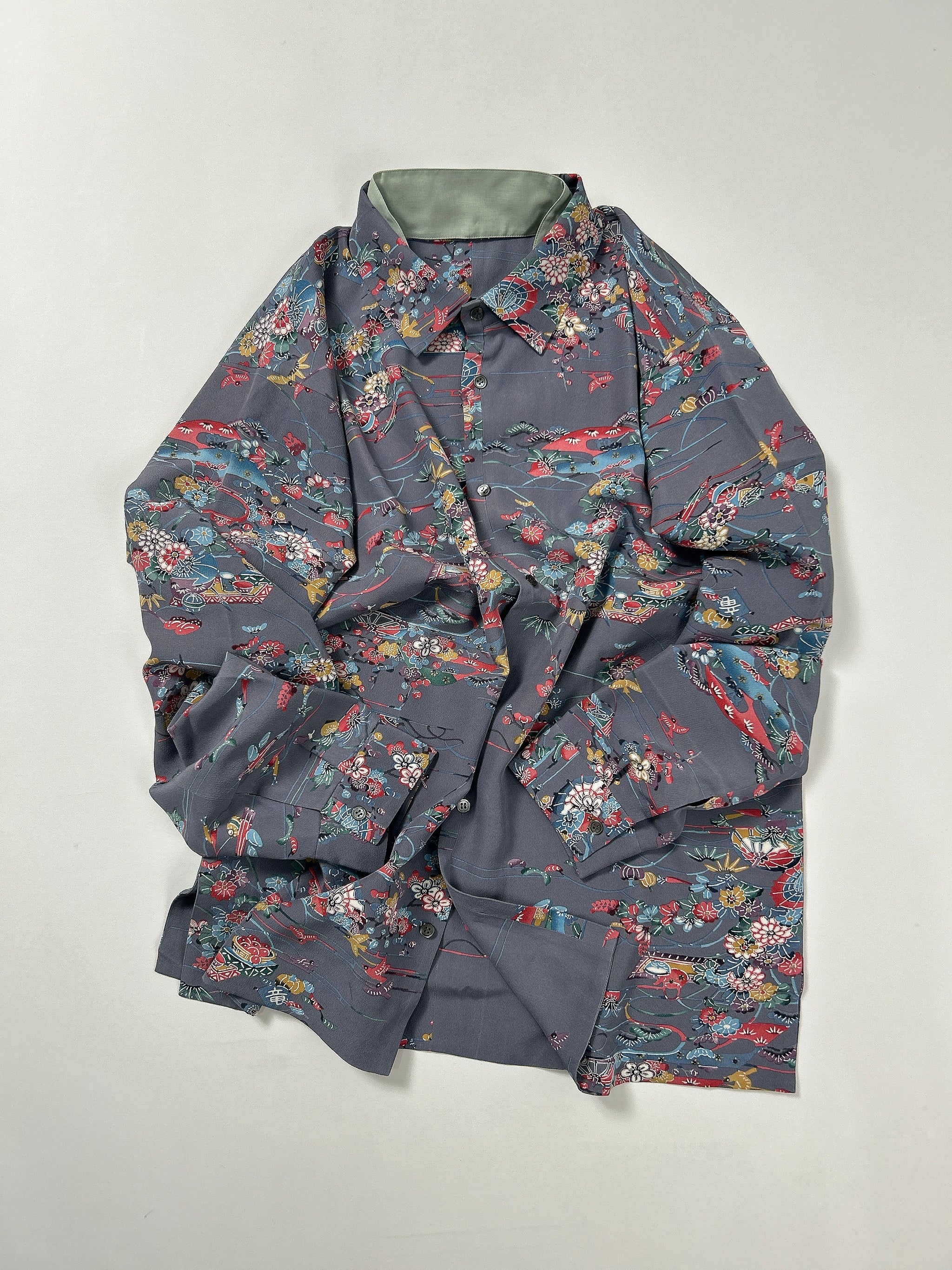 keniamarilia ケニシャツ　大島紬 keniamarilia ケニシャツ 大島紬