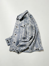 画像をギャラリービューアに読み込む, 縞唐花模様紬【ケニジャン】
