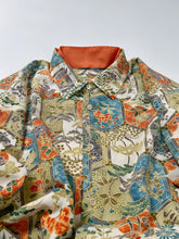 画像をギャラリービューアに読み込む, 亀甲に壺花松絵暈し模様・手染め【L】
