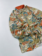 画像をギャラリービューアに読み込む, 亀甲に壺花松絵暈し模様・手染め【L】
