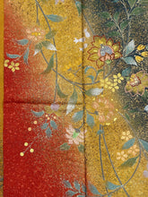 画像をギャラリービューアに読み込む, 花尽くし地紋に刺繍・色箔に更紗花文暈し染め【予約品】
