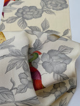 画像をギャラリービューアに読み込む, 金彩縁に枝花鳥模様【六つ釦】
