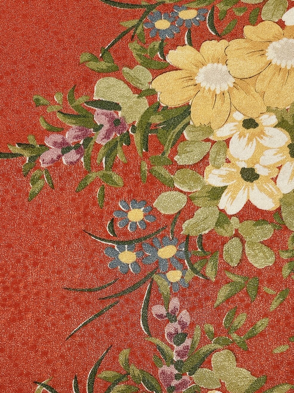 斑点地紋に洋画風花模様【ケニボレロ】