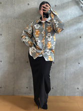 画像をギャラリービューアに読み込む, 変わり菱絵模様【L】⚠️袖汚れあり
